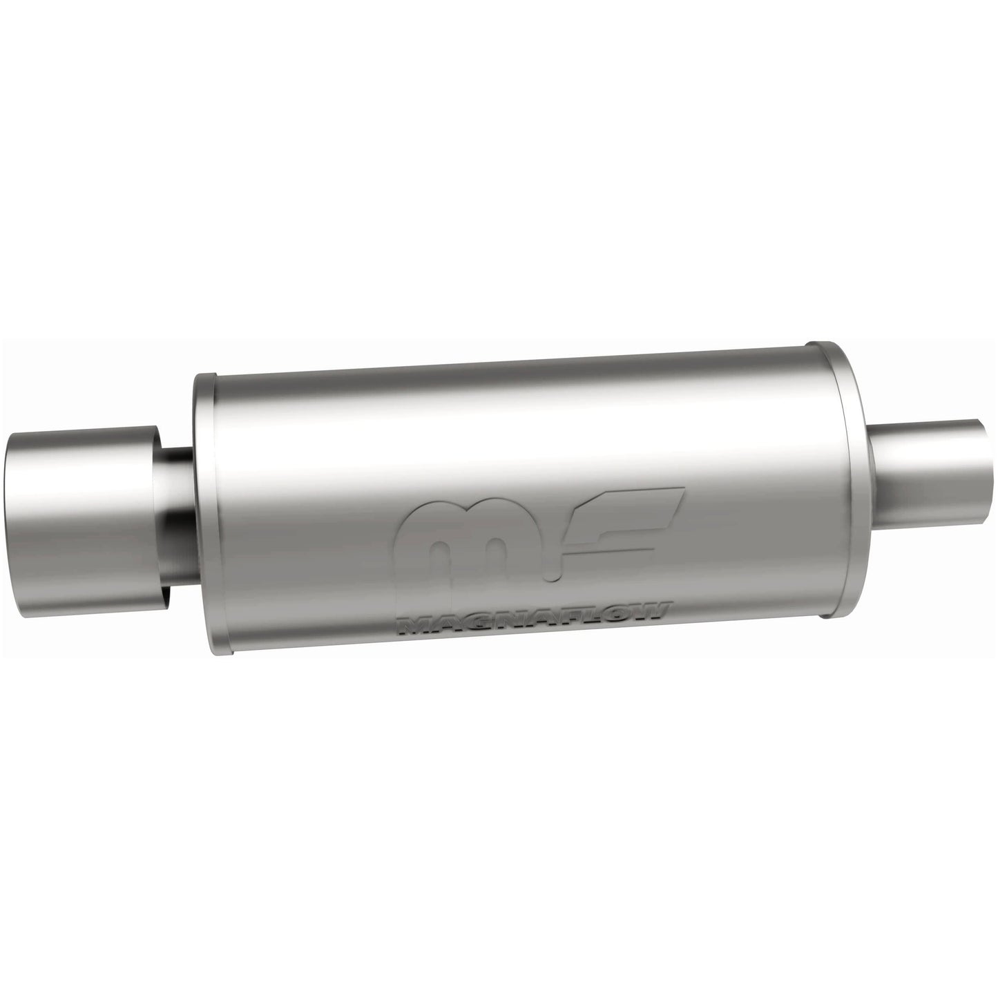 Straight-Through Performance Muffler; 2.25/4in. Center/Center; 6x14x6 Body