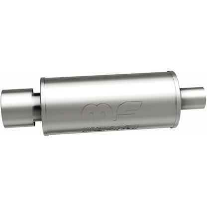 Straight-Through Performance Muffler; 2.25/4in. Center/Center; 6x14x6 Body
