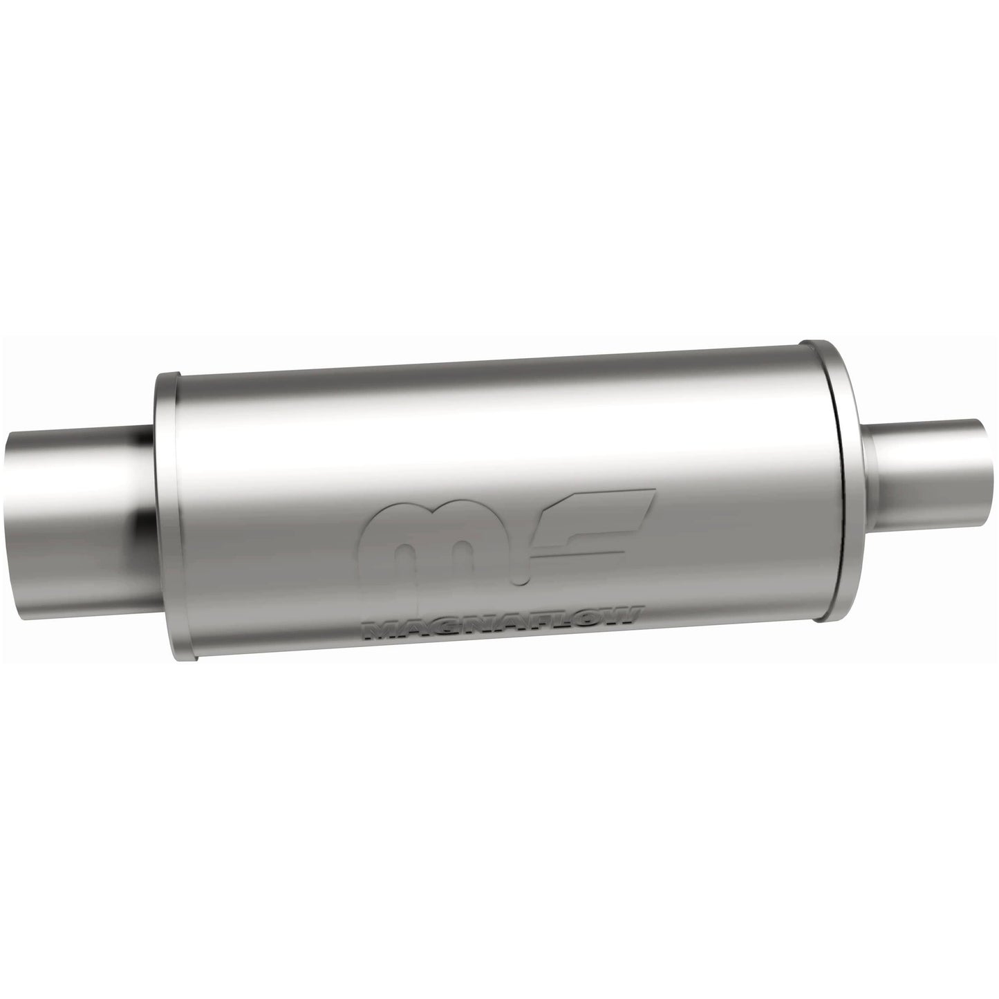 Straight-Through Performance Muffler; 2.25/4in. Center/Center; 6x14x6 Body