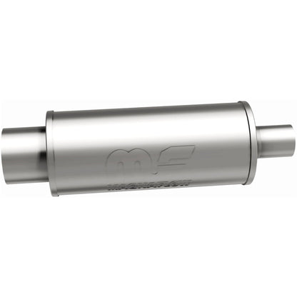 Straight-Through Performance Muffler; 2.25/4in. Center/Center; 6x14x6 Body