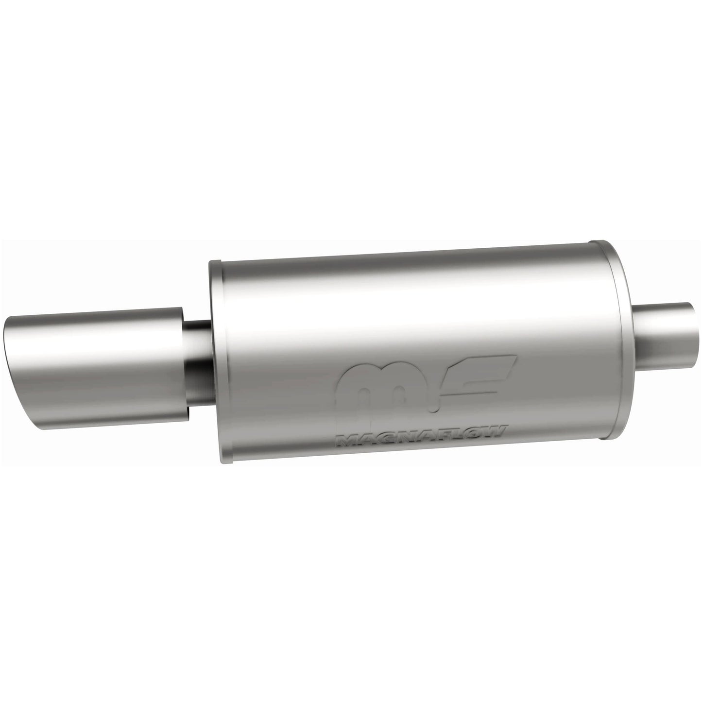 Straight-Through Performance Muffler; 2.25/4in. Center/Center; 7x14x7 Body