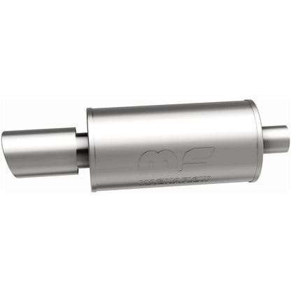 Straight-Through Performance Muffler; 2.25/4in. Center/Center; 7x14x7 Body