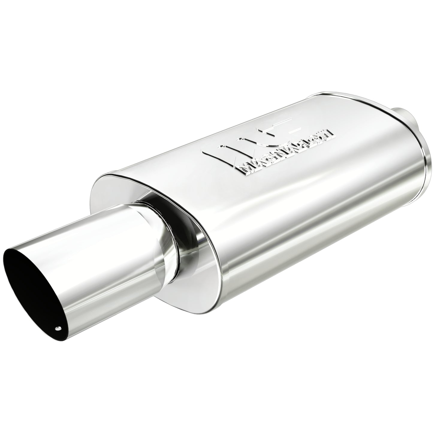 Straight-Through Performance Muffler; 3/4in. Center/Center; 5x14x8 Body
