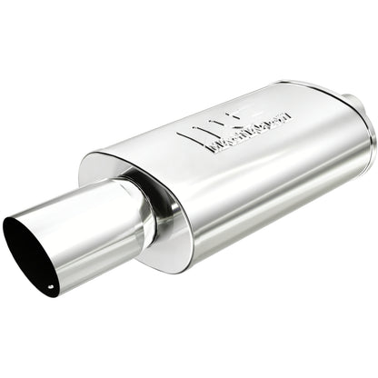 Straight-Through Performance Muffler; 3/4in. Center/Center; 5x14x8 Body