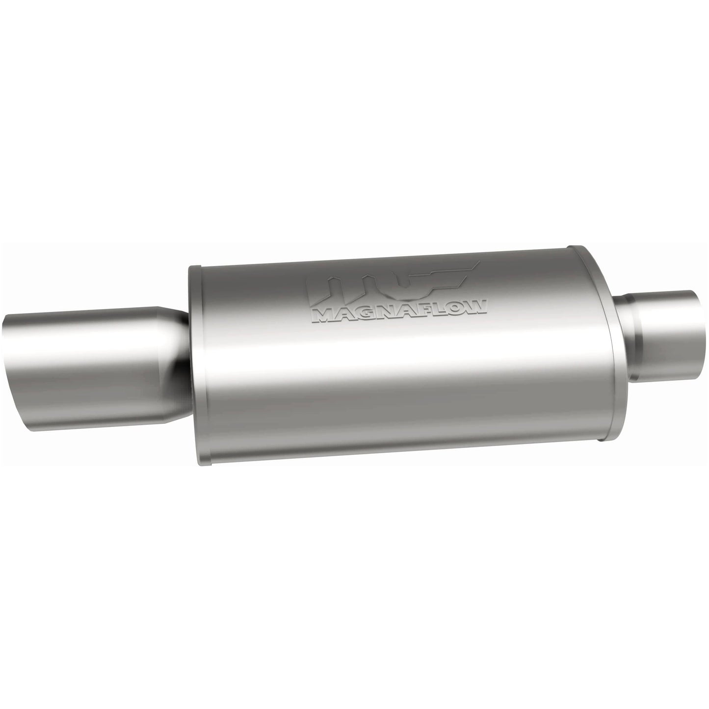 Straight-Through Performance Muffler; 3/4in. Center/Center; 5x14x8 Body