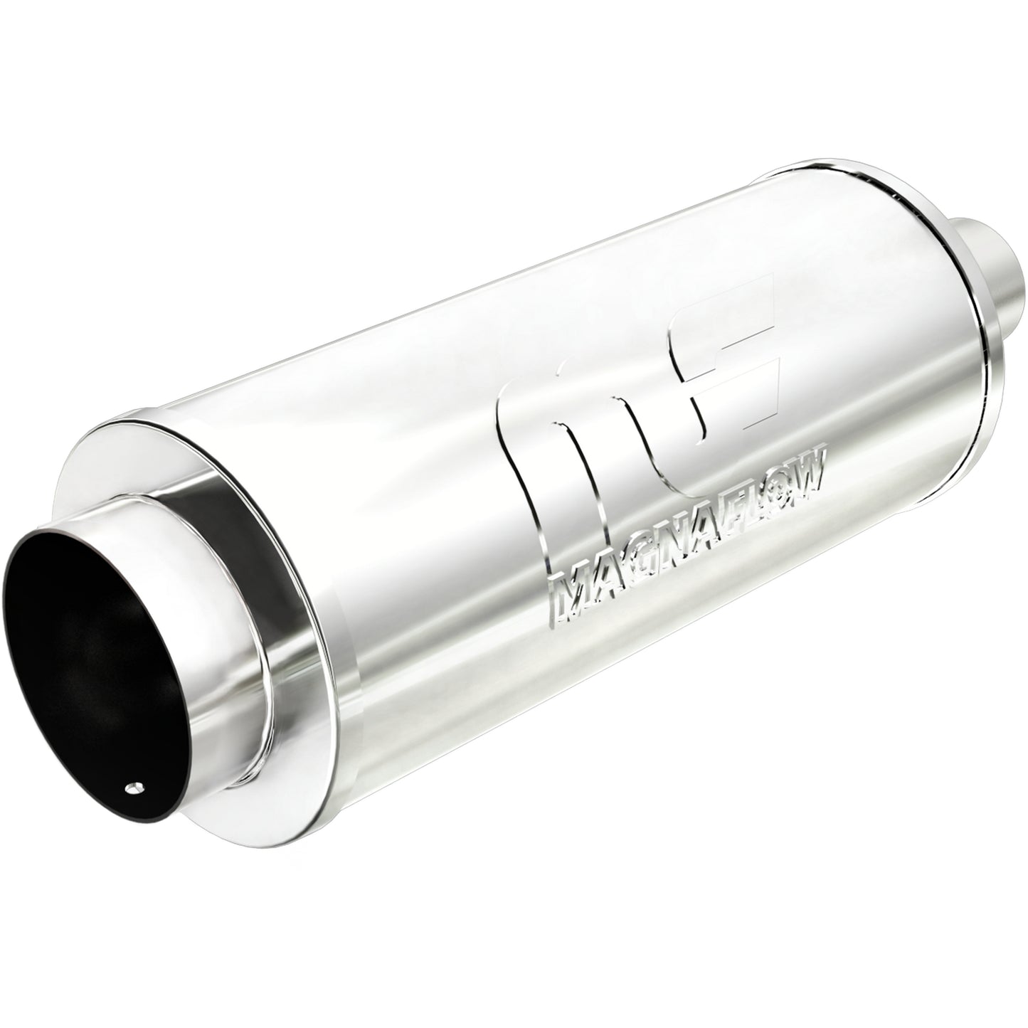 Straight-Through Performance Muffler; 2.25/4in. Center/Center; 6x14x6 Body