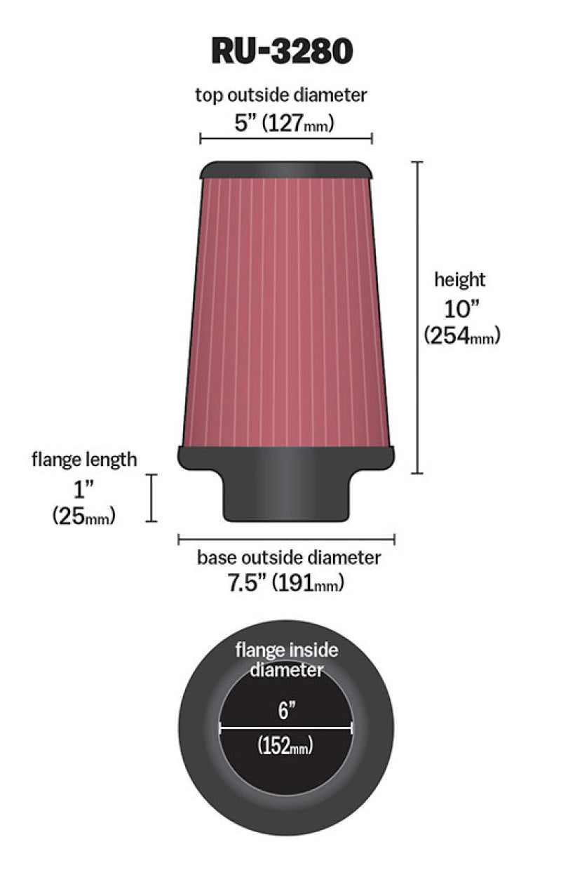 KN Universal Air Filter
