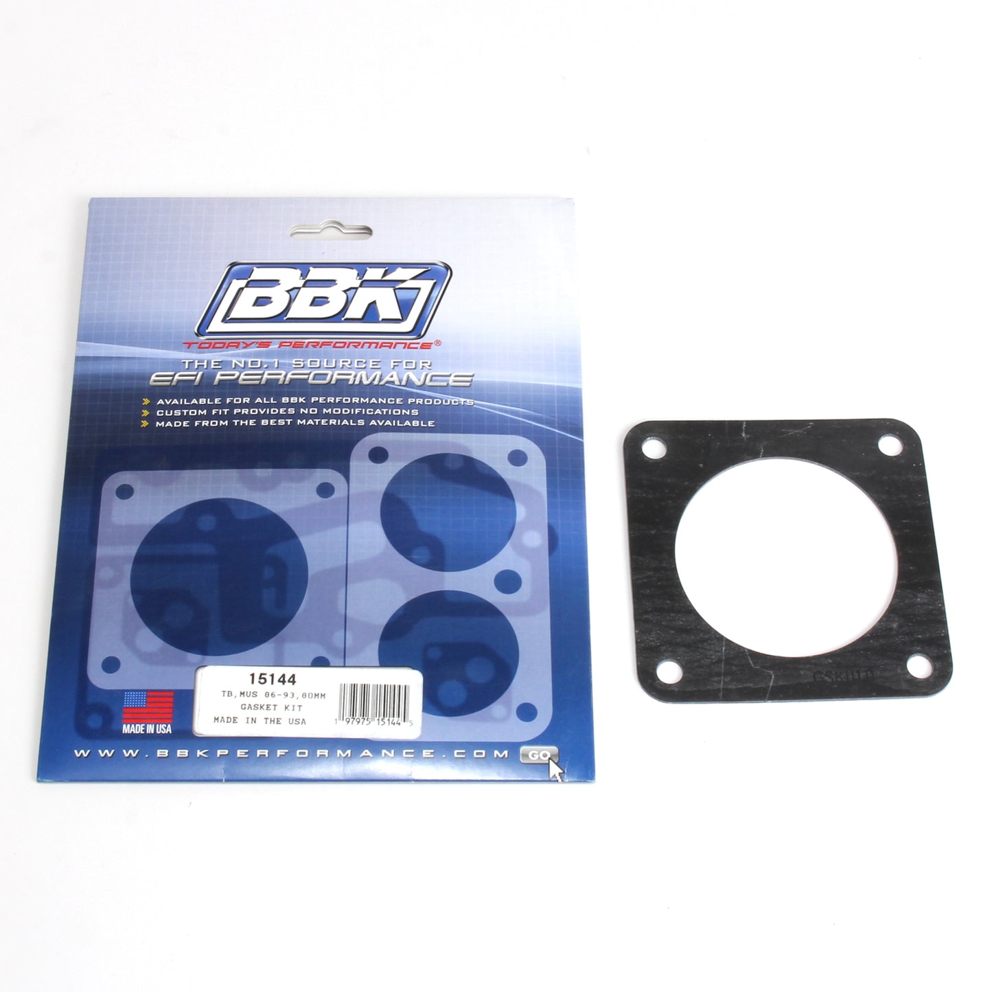 BBK THROTTLE BODY GASKET KIT- MUSTANG 5.0 80MM