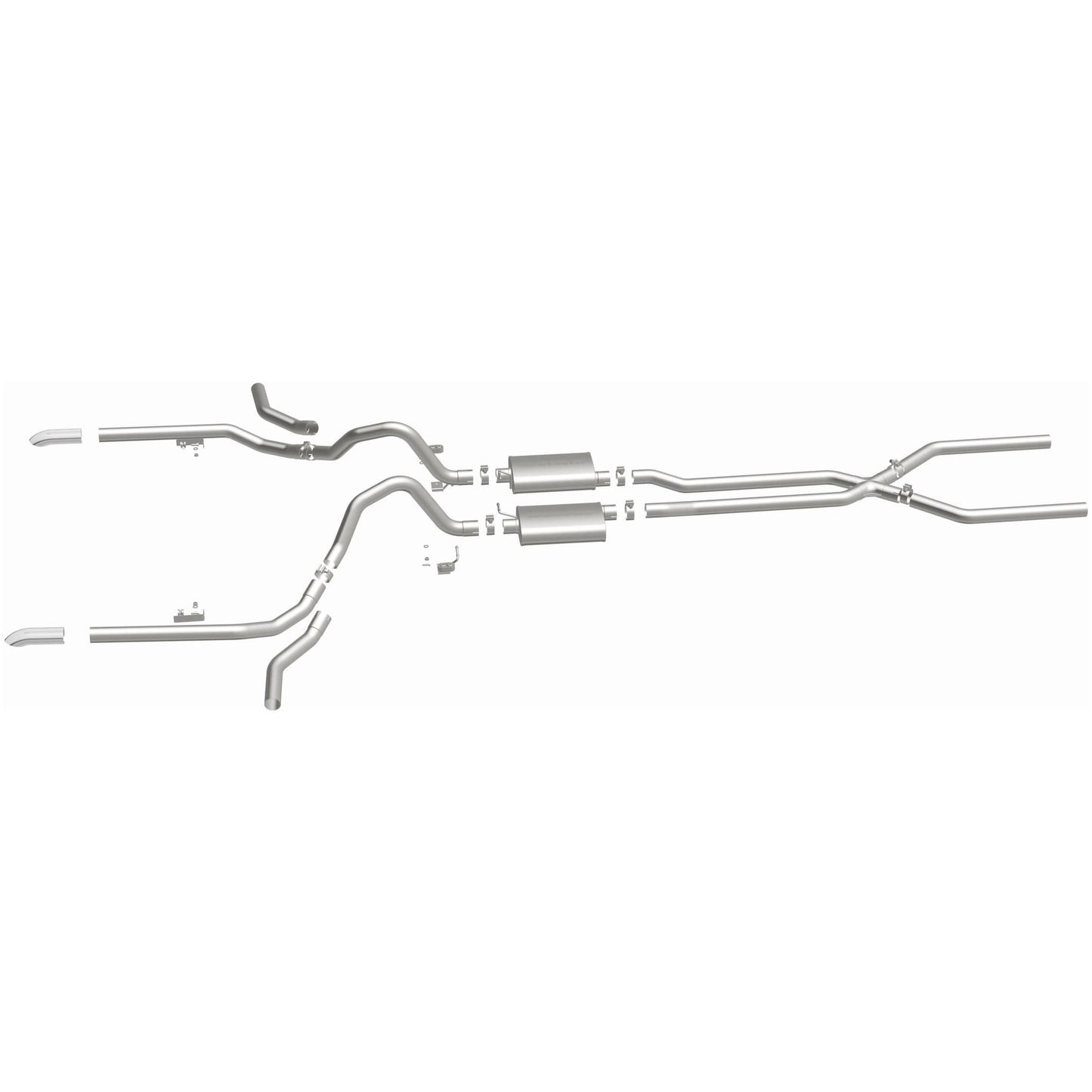 Street Series Stainless Crossmember-Back System