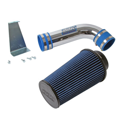 BBK MUSTANG 5.0 COLD AIR INTAKE NON-FENDERWELL (Powder Coated Chrome)