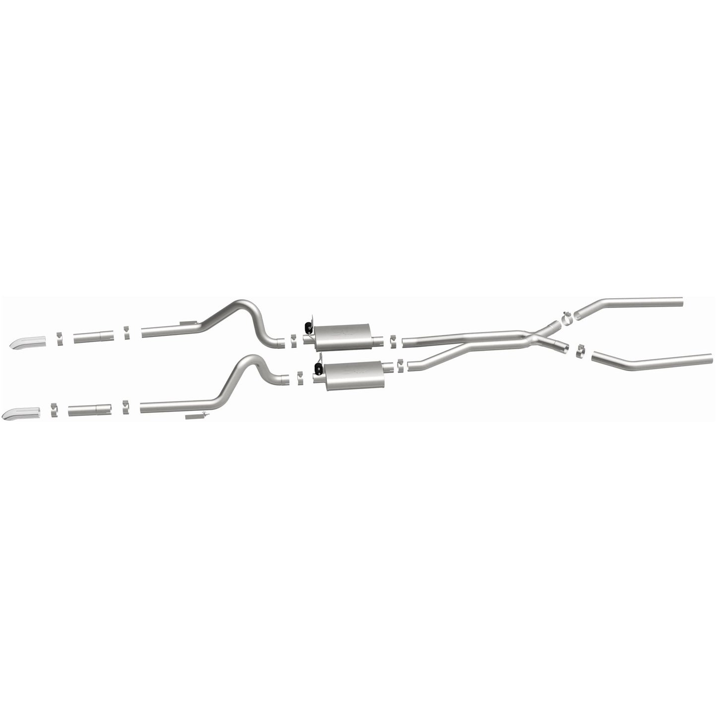 Street Series Stainless Crossmember-Back System