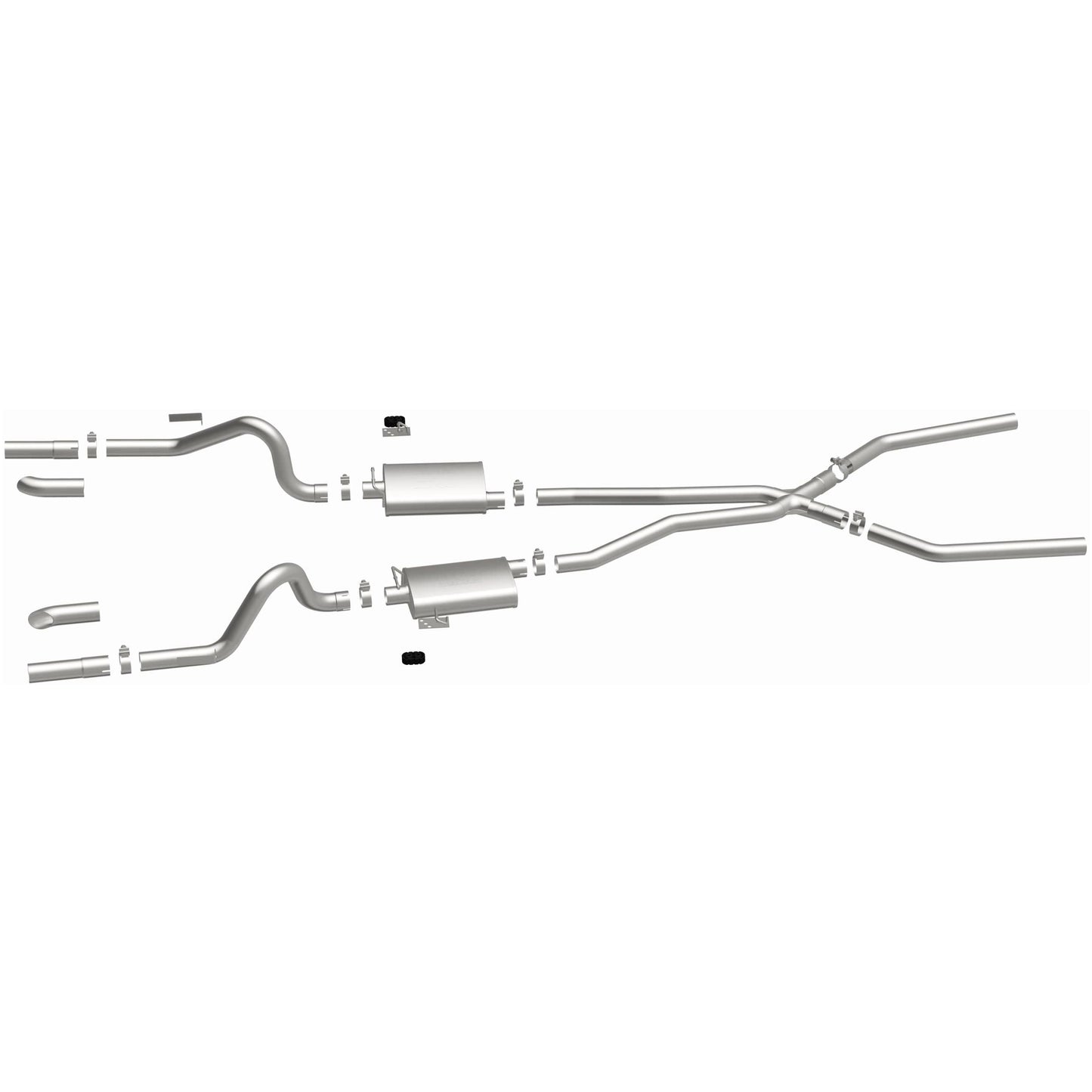 Street Series Stainless Crossmember-Back System