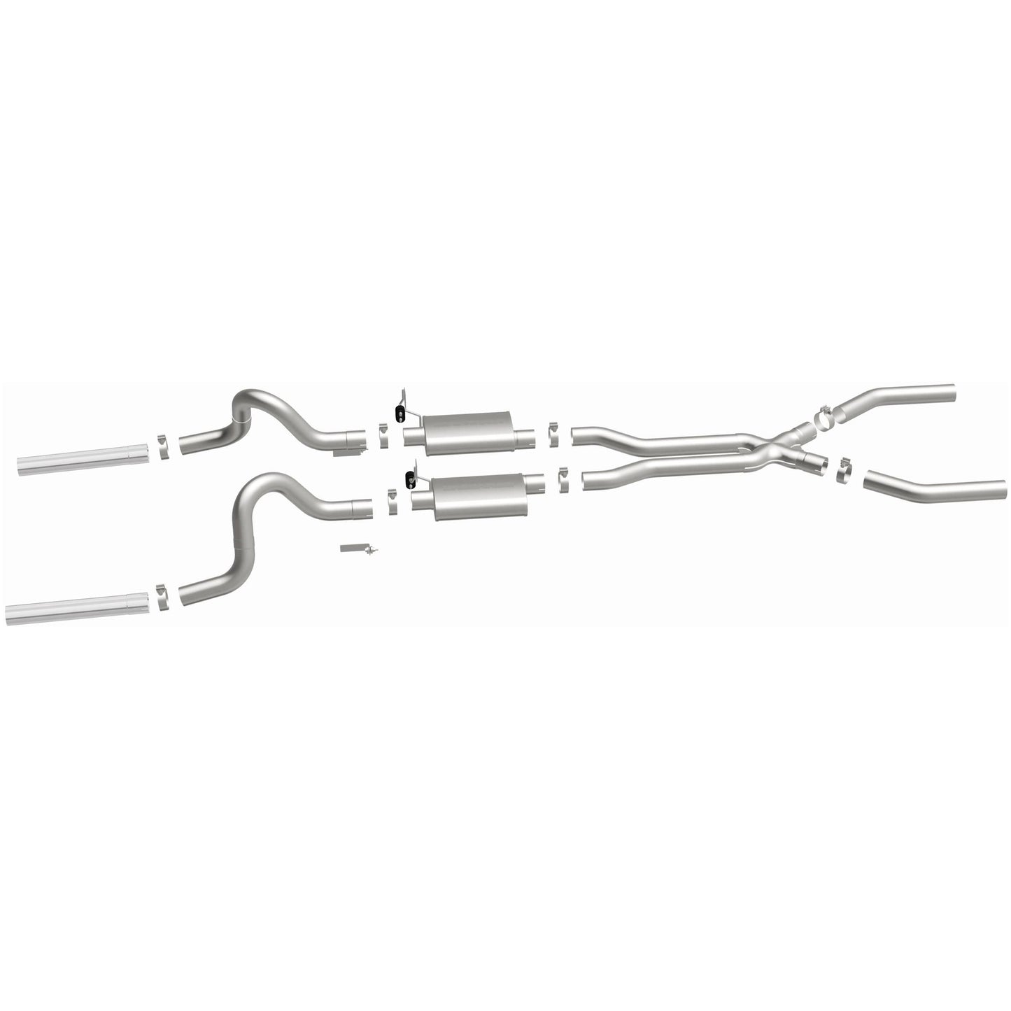 Street Series Stainless Crossmember-Back System