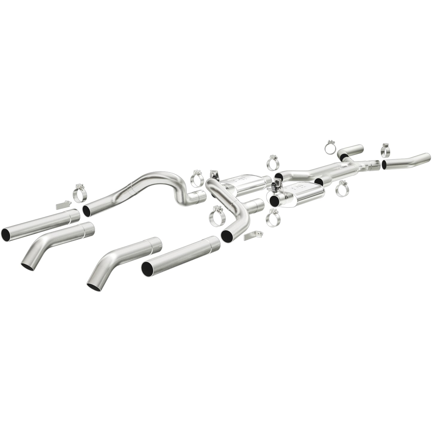 Street Series Stainless Crossmember-Back System