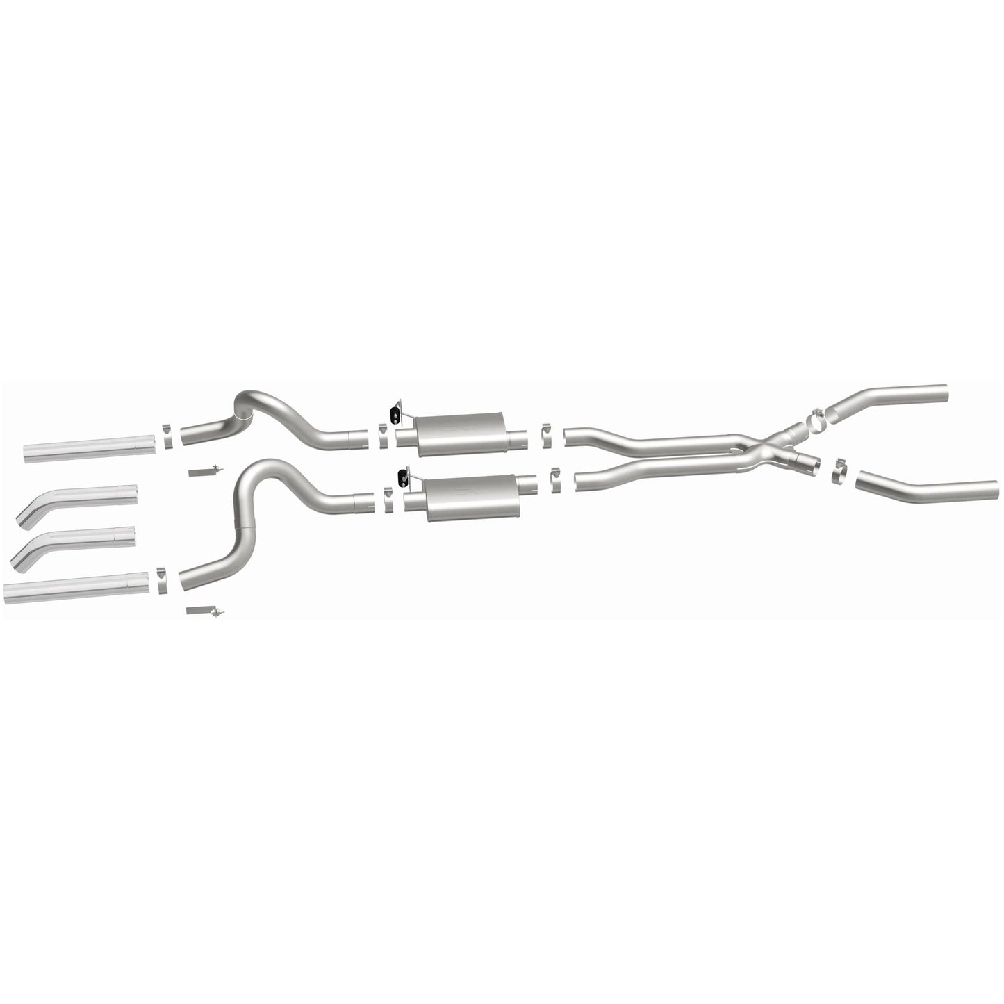 Street Series Stainless Crossmember-Back System