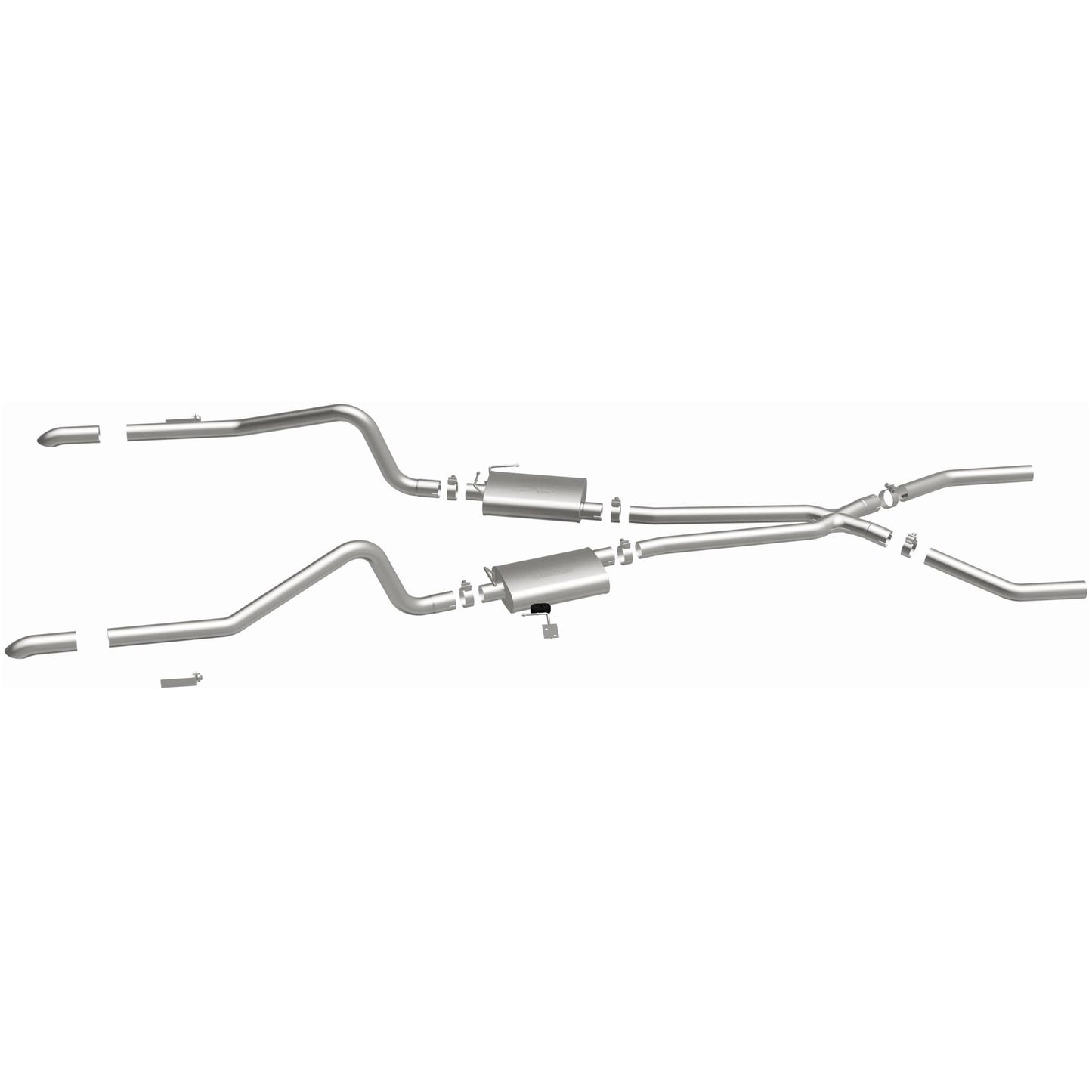 Street Series Stainless Crossmember-Back System