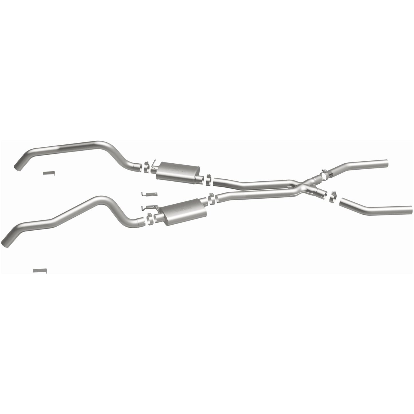 Street Series Stainless Crossmember-Back System