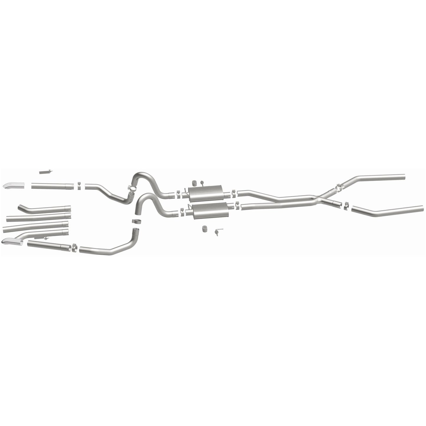 Street Series Stainless Crossmember-Back System