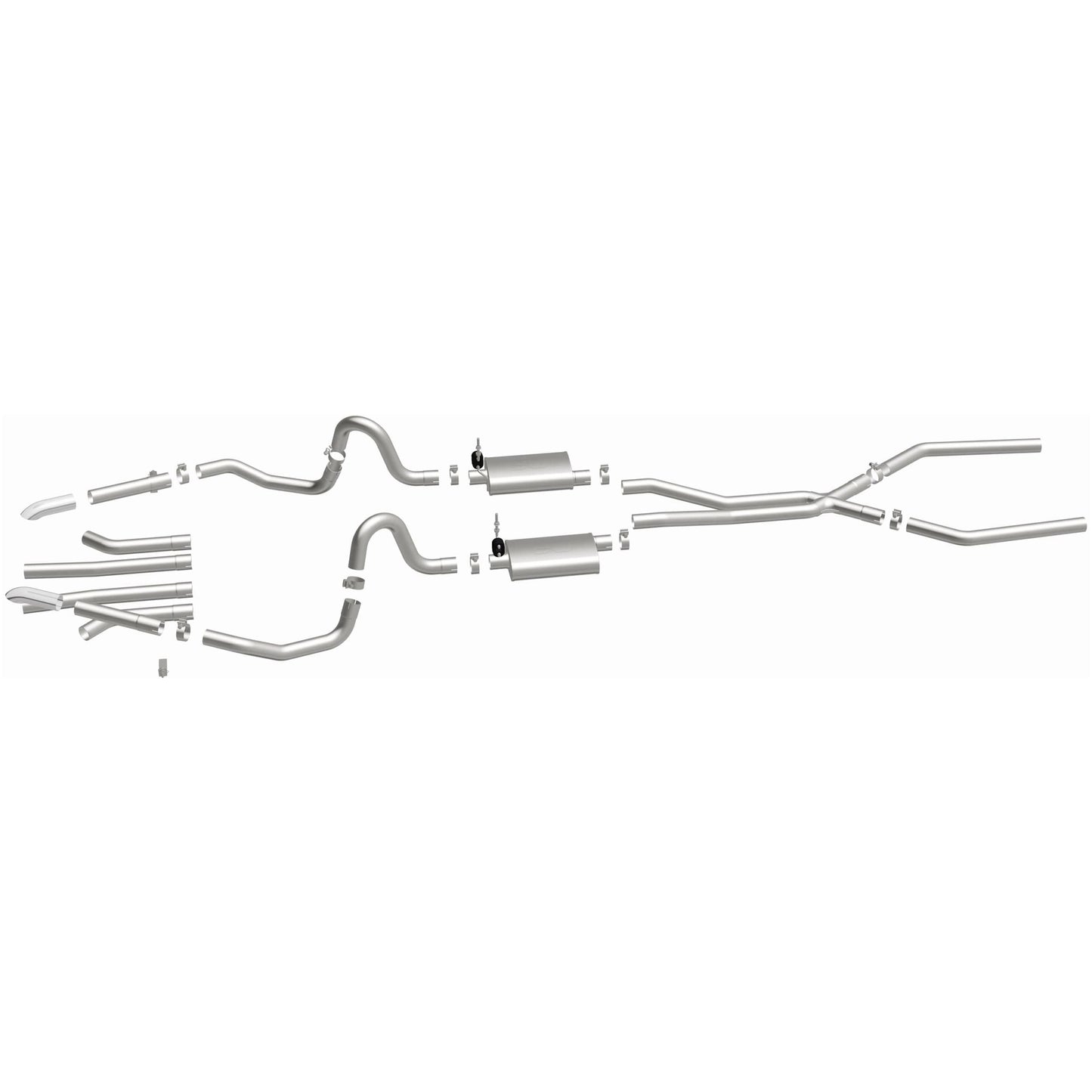 Street Series Stainless Crossmember-Back System