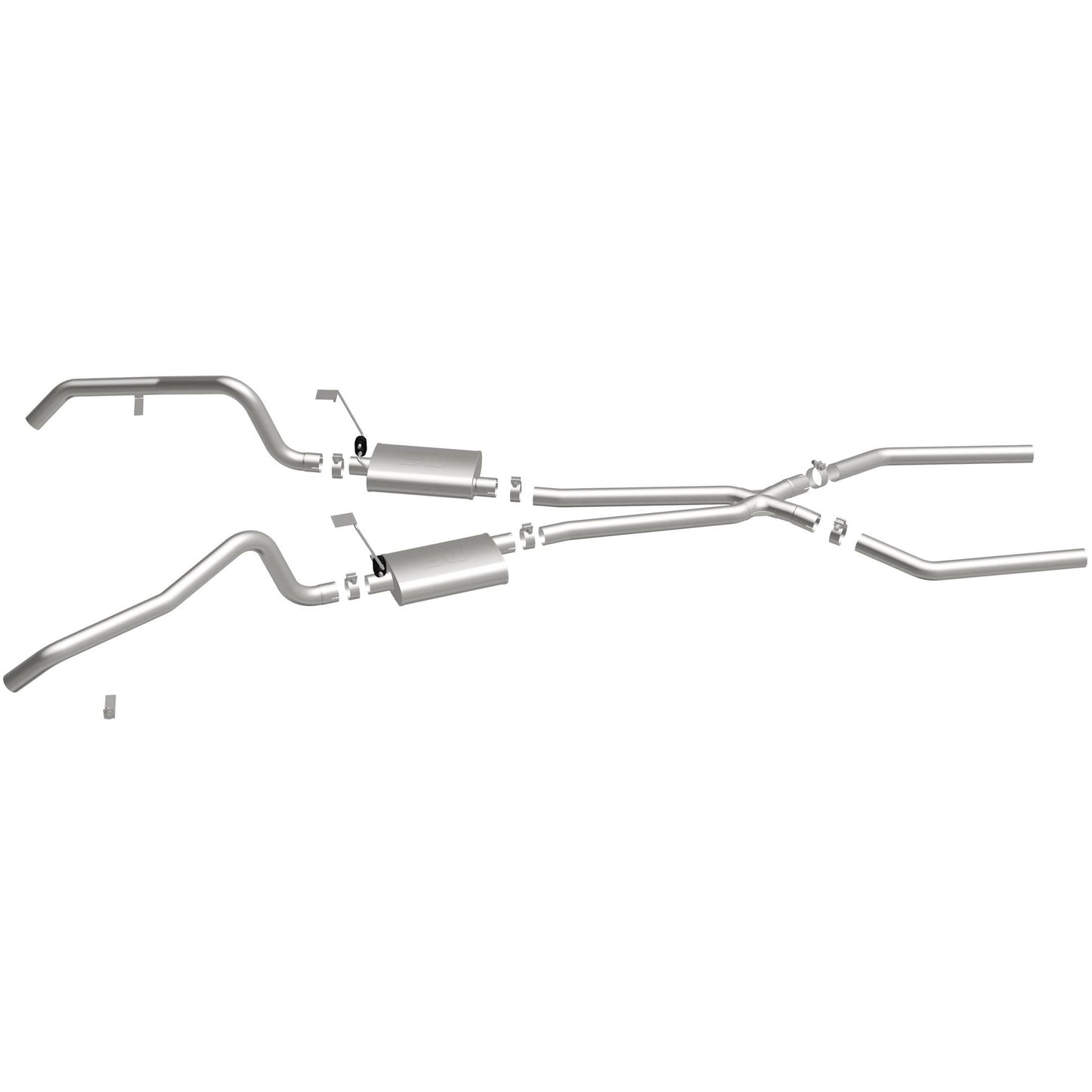 Street Series Stainless Crossmember-Back System
