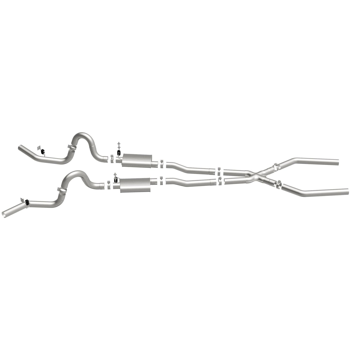 Street Series Stainless Crossmember-Back System