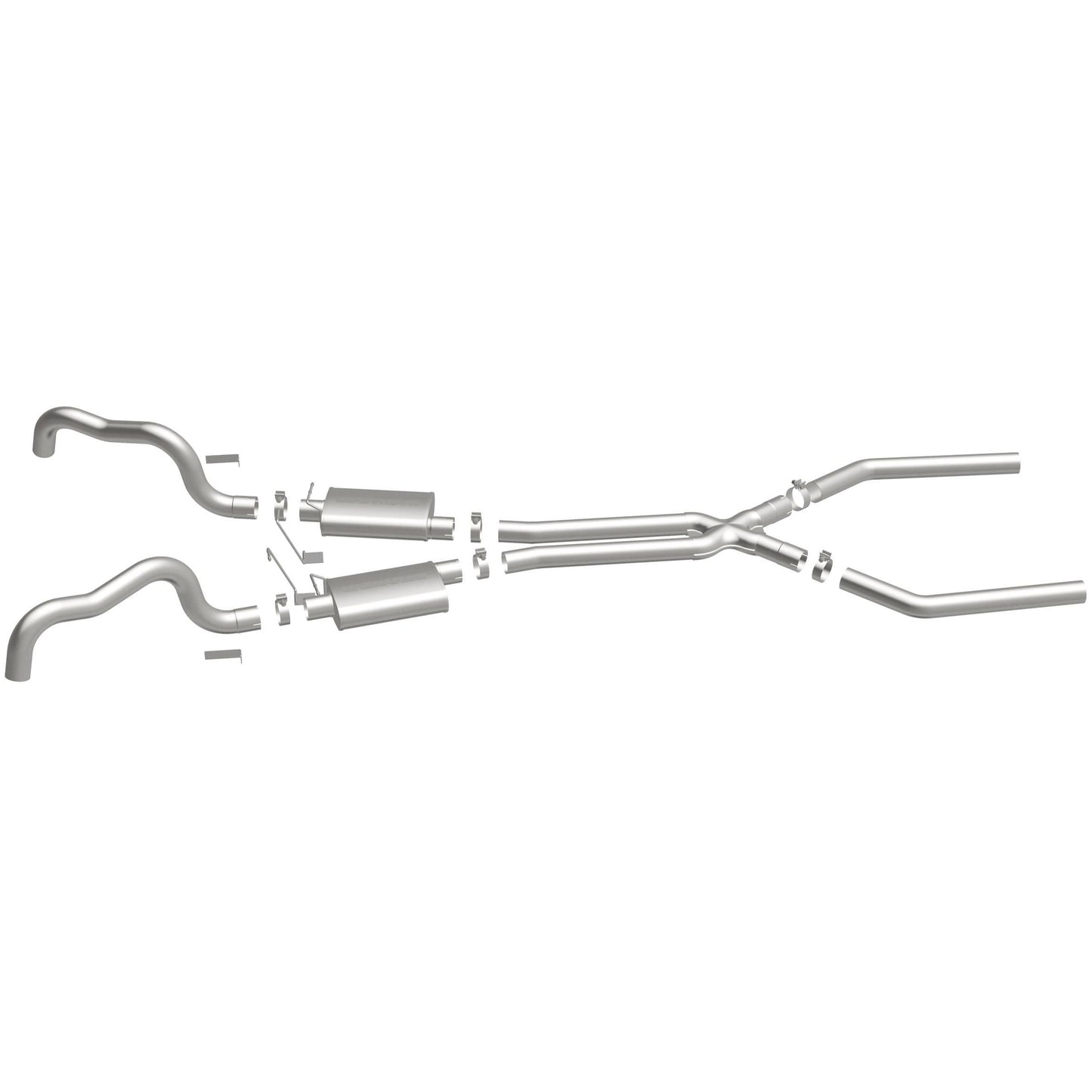 Street Series Stainless Crossmember-Back System