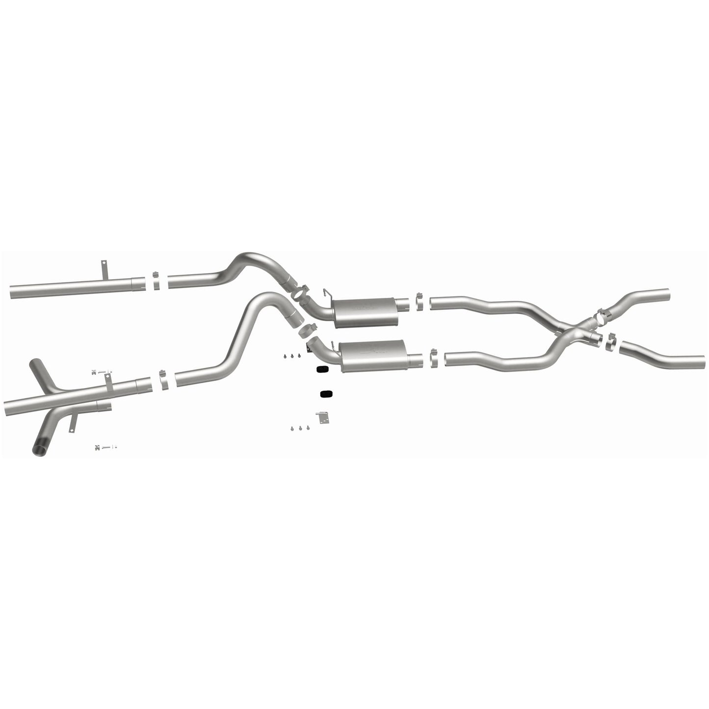 Street Series Stainless Crossmember-Back System