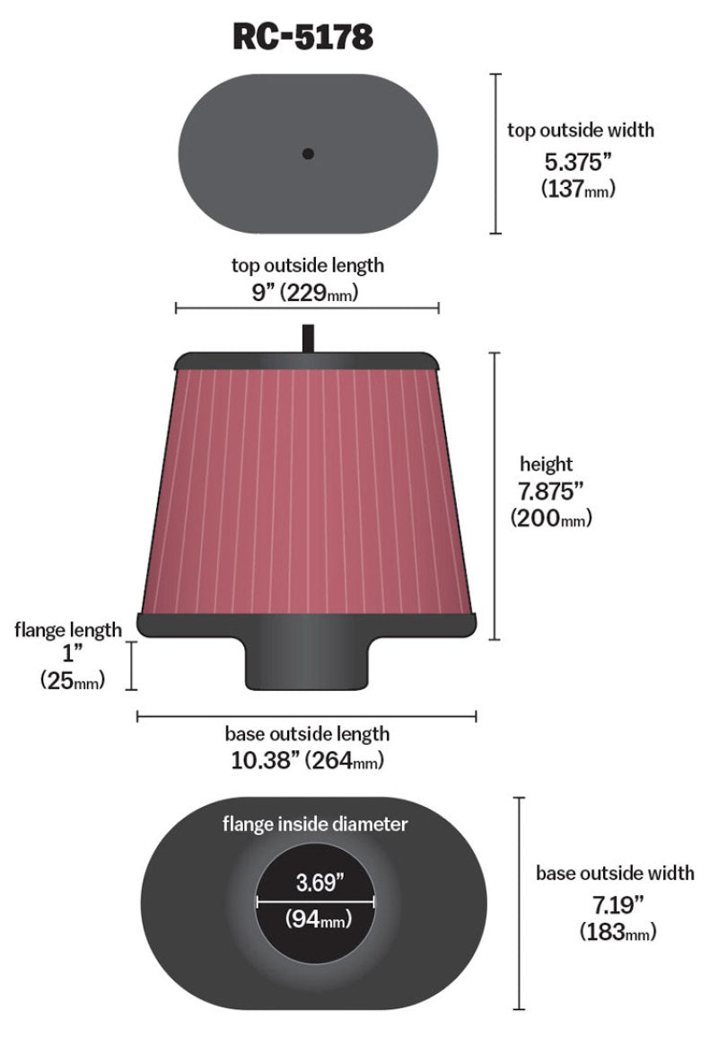 KN Universal Air Filter