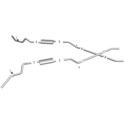 Street Series Stainless Crossmember-Back System