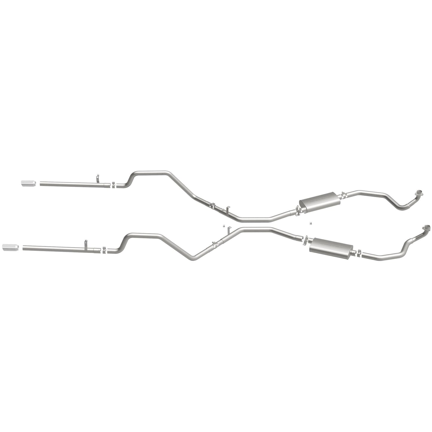 Street Series Stainless Crossmember-Back System