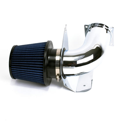 BBK MUSTANG 3.8L V6 COLD AIR INTAKE - FENDERWELL STYLE (Powder Coated Chrome)