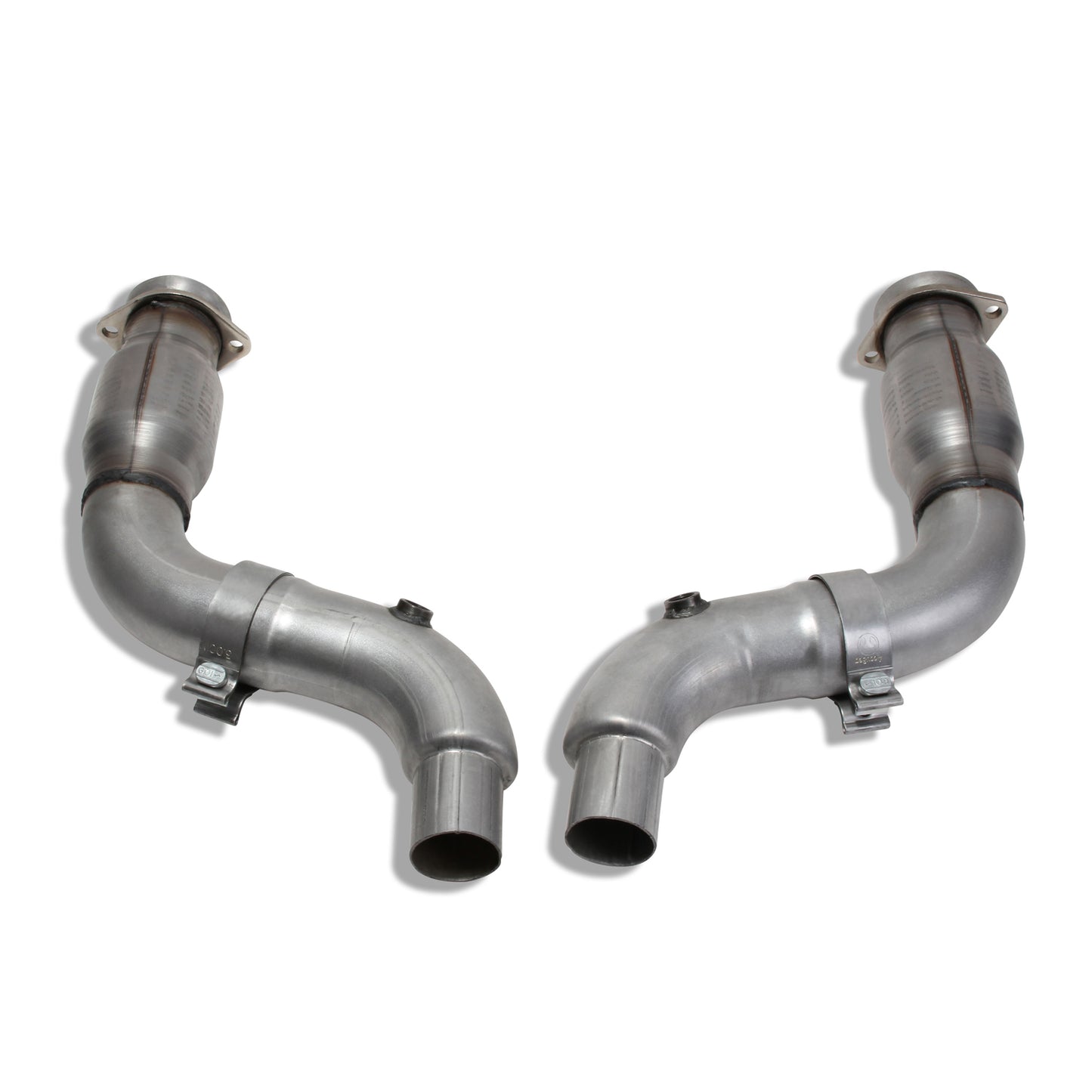 BBK MUSTANG GT 3" SHORT MID PIPE W/ CONVERTERS FOR 1633/0 1856/0 HEADERS