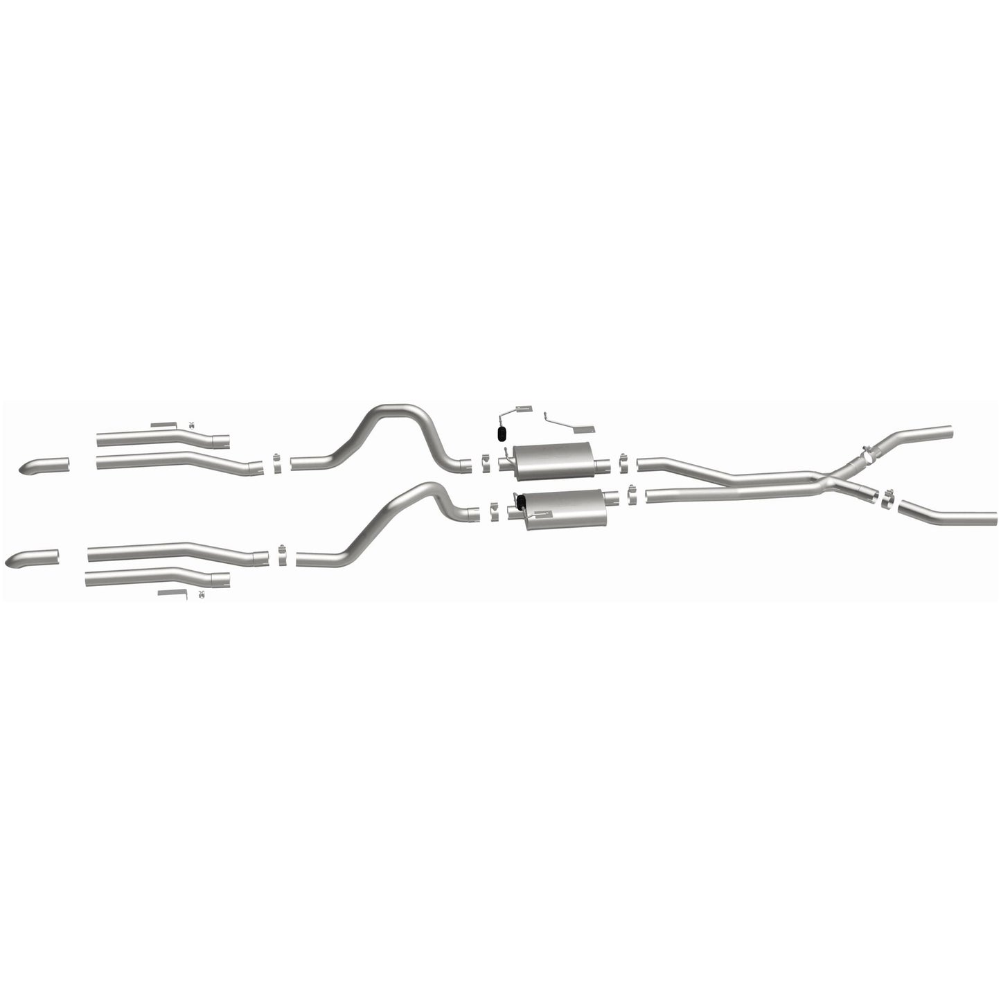 Street Series Stainless Crossmember-Back System