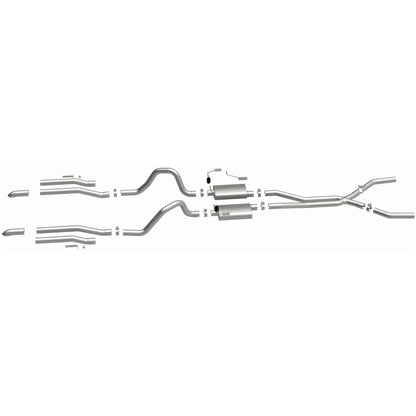 Street Series Stainless Crossmember-Back System