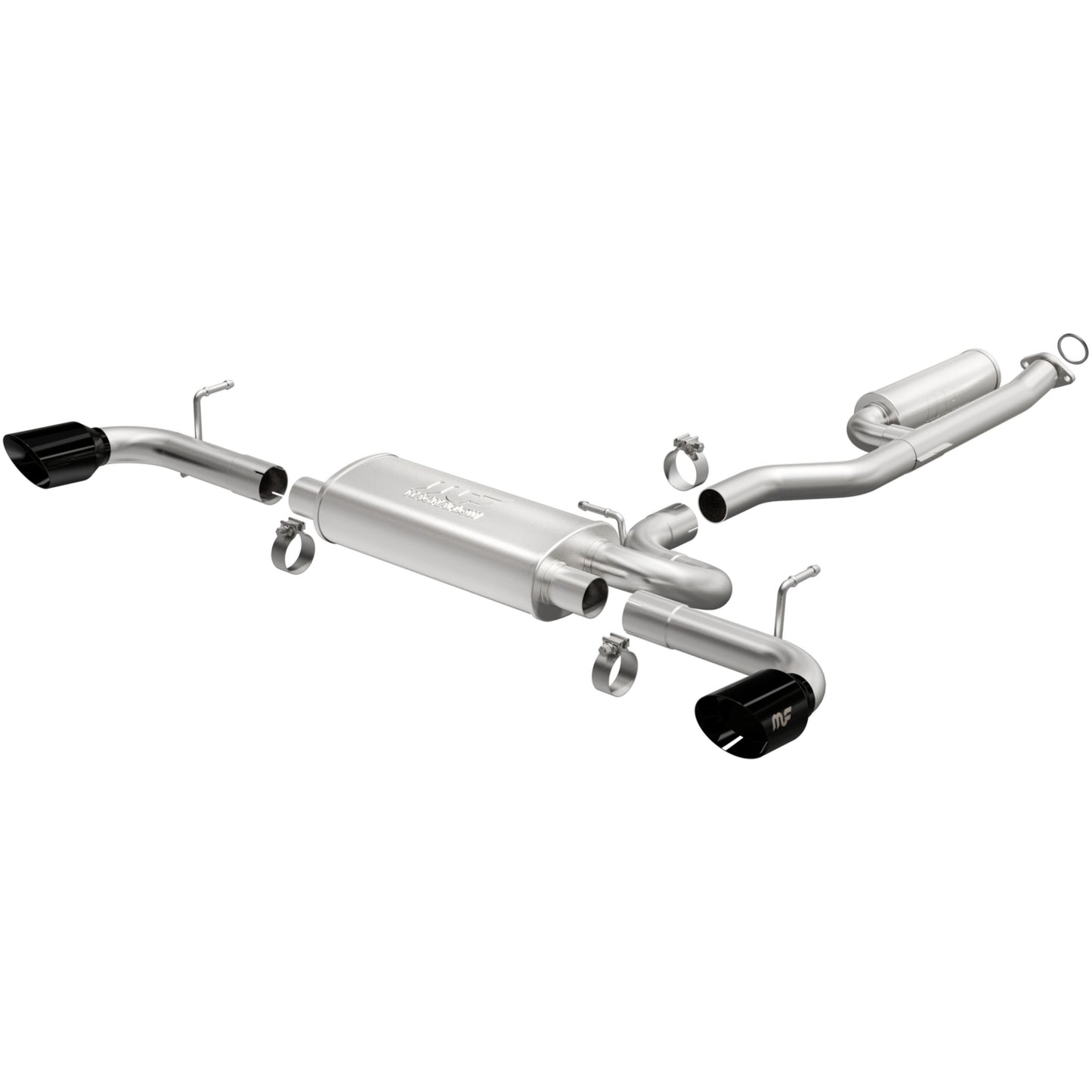 Street Series Black Chrome Cat-Back System
