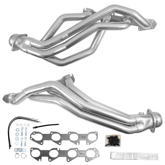 2009-2024 RAM 1500 HEMI 5.7L 1-3/4 LONG TUBE HEADERS (POLISHED SILVER CERAMIC)