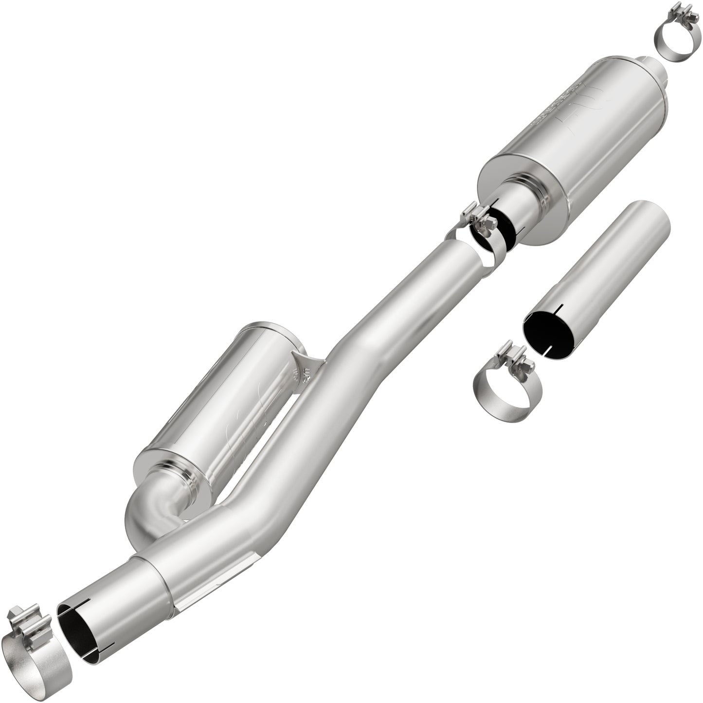Direct-Fit Muffler Replacement Kit With Muffler