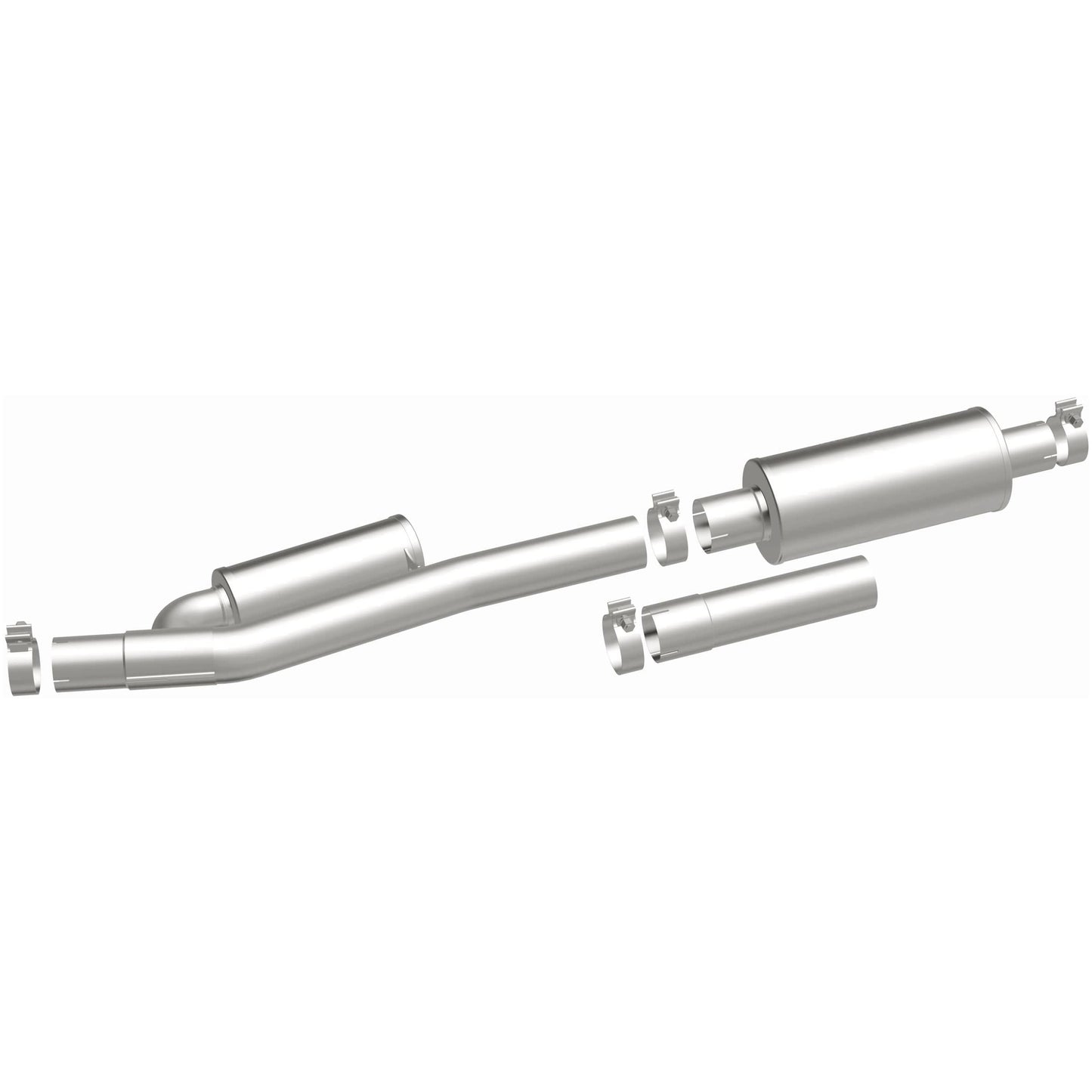 Direct-Fit Muffler Replacement Kit With Muffler