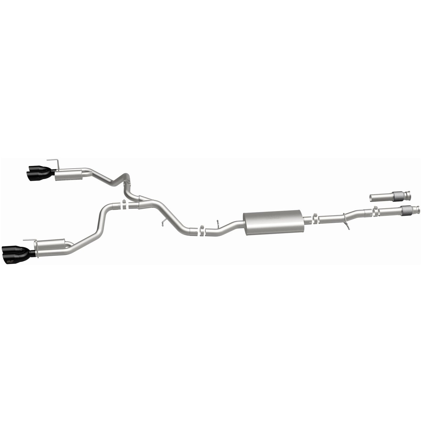 Street Series Black Chrome Cat-Back System