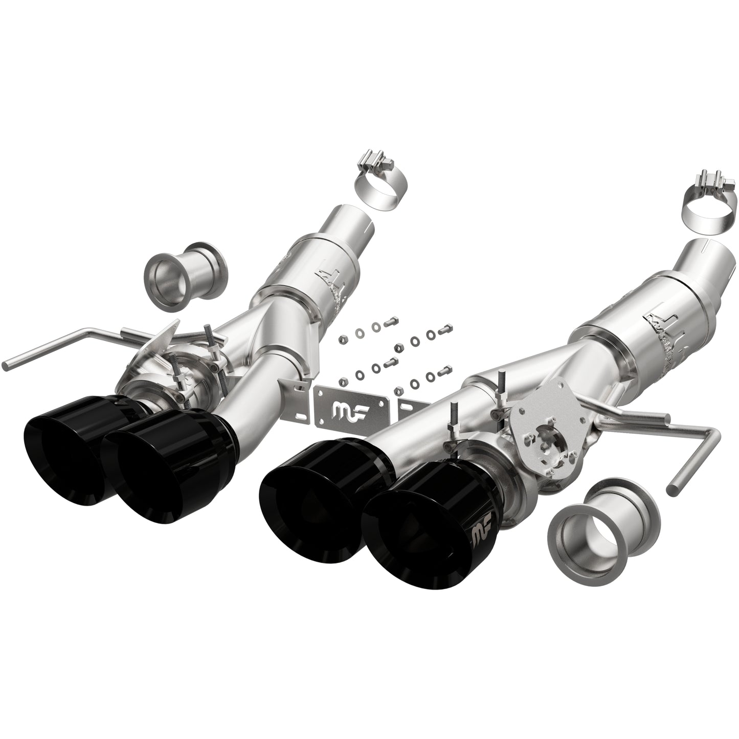 NEO Series Black Chrome Axle-Back System