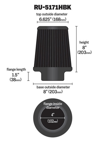 KN Universal Air Filter