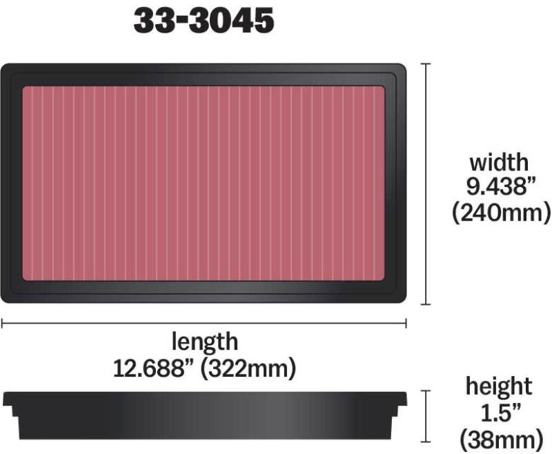 KN Drop in Air Filters