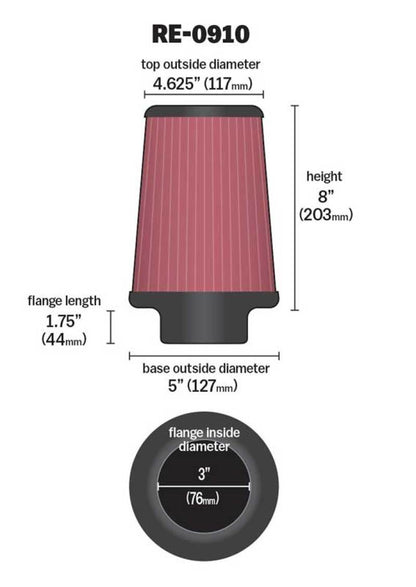KN Universal Air Filter