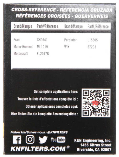 KN Premium Wrench-Off Oil Filt