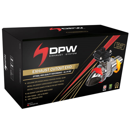 DPW Electric Exhaust Cutout EVO Kit For Single Exhaust 3 In