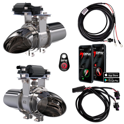 DPW Exhaust Cutout EVO Kit For Dual Exhaust 2.5 In