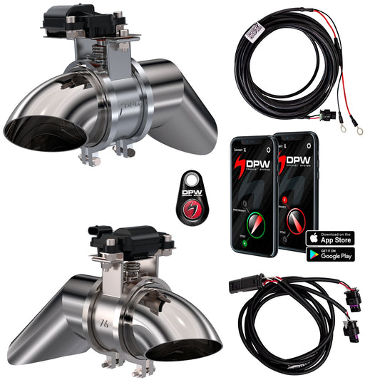 DPW Exhaust Cutout EVO Kit For Dual Exhaust 3 In