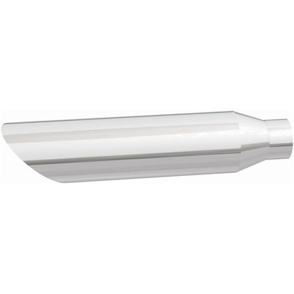 Single Exhaust Tip - 2.5in. Inlet/4in. Outlet