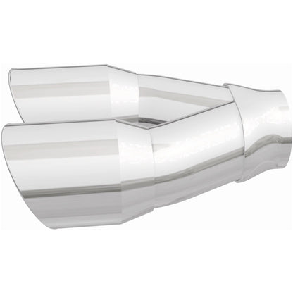 Dual Exhaust Tip - 2.25in. Inlet/3in. Outlet