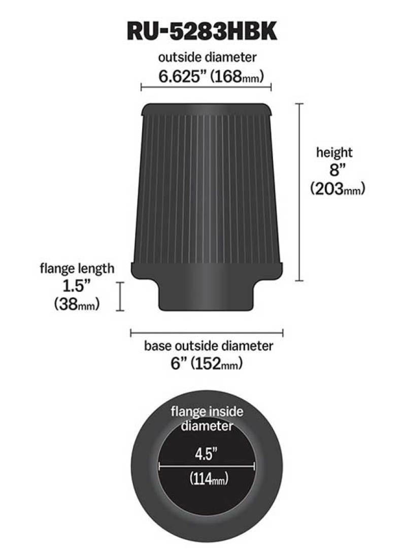 KN Universal Air Filter